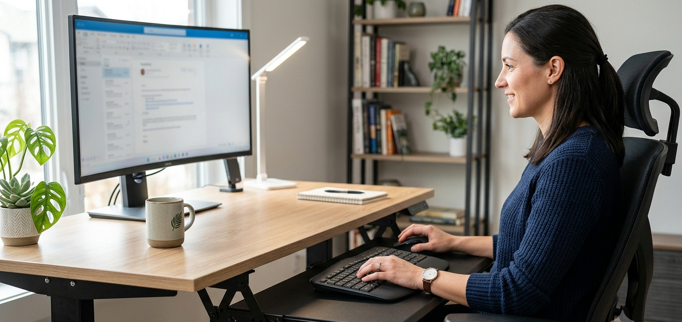 Adjustable Under Desk Keyboard Tray: Choosing the Right Fit for a Fixed Desk